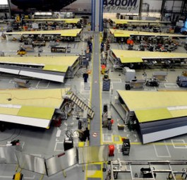 Tragflächenmanufaktur in Filton: Die Jobs stehen auf dem Spiel.