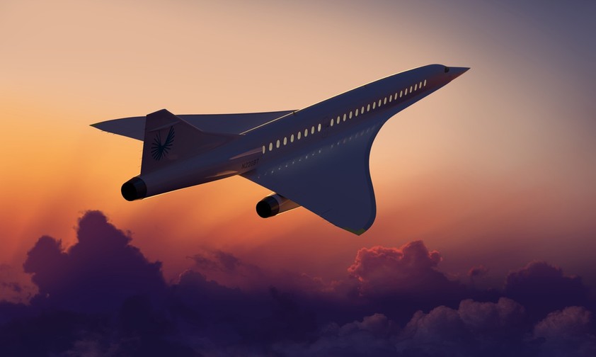 Visualisierung von Booms Jet: Er soll 2,2 Mal so schnell sein wie der Schall.