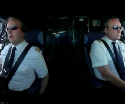 A380-Cockpit: Auch die Unterhaltungen wurden aufgezeichnet.