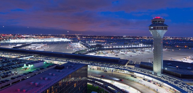 <strong>Platz 8:</strong> Chicago O'Hare International Airport (USA). 6455 Verbindungen im September 2020 (81 Prozent Abfall).