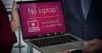 Laptop von Qatar Airways: Passagiere können sie bei der Airline leihen.