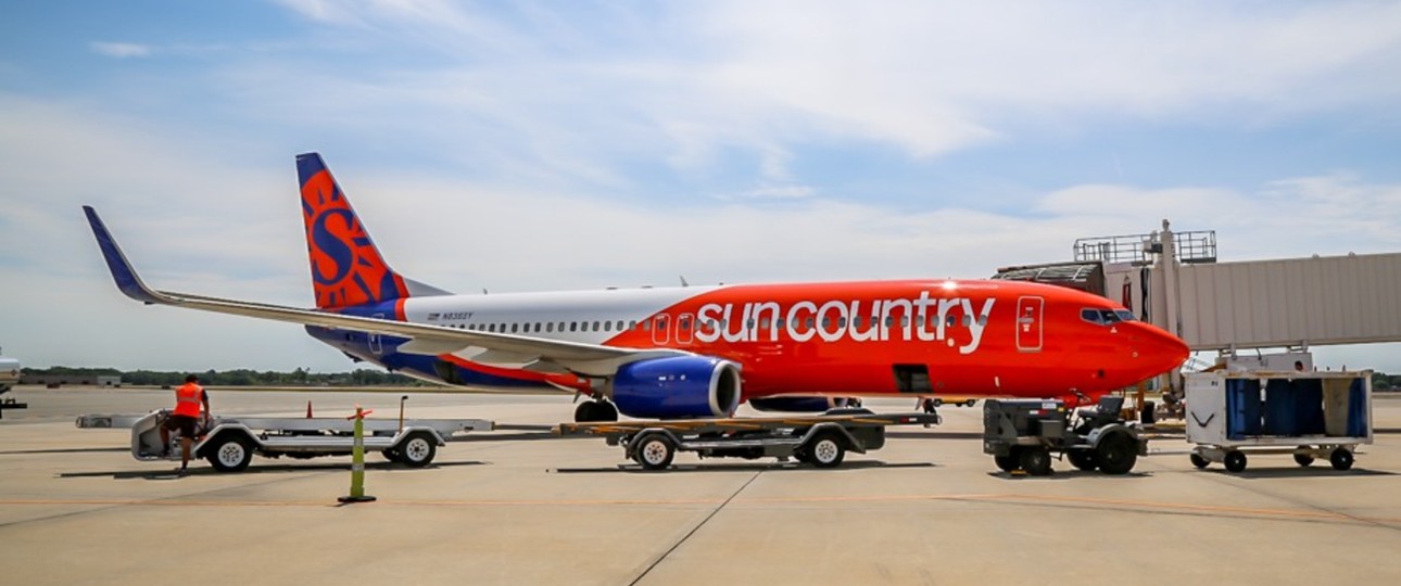 Sun Country, USA.