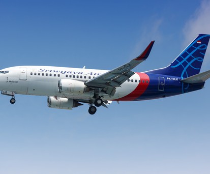 Sriwijaya Air: Eine Boeing 737-500 der Fluggesellschaft verunglückte am 9. Januar über der Java-See.