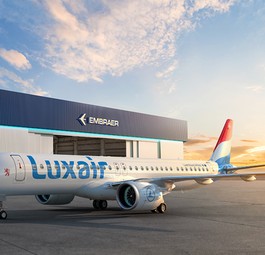 Luxair mit dem Embraer E195-E2