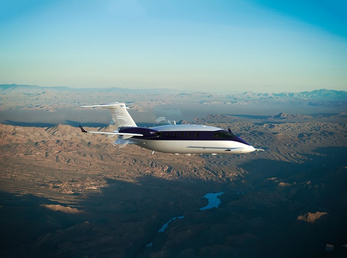 Piaggio vermarktet sie als Geschäftsreiseflugzeug.