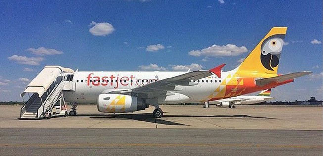 Airbus A319 von Fastjet: Zu groß für die Airline.