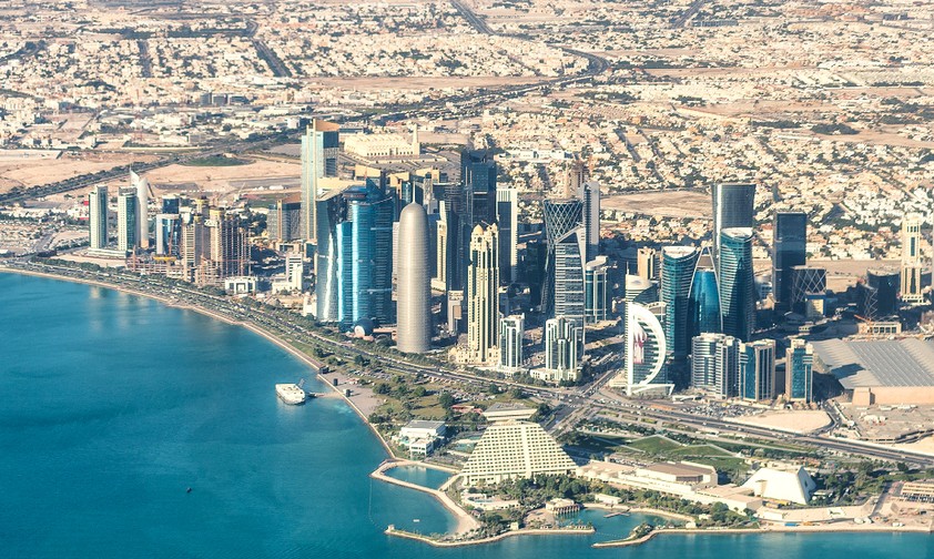 Katars Hauptstadt Doha: In der Luft ändert sich etwas.