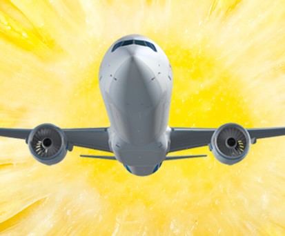 Grafik einer Boeing 777 von Air Austral: Cargo-Einsatz.