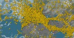 Flugverkehr am 22. Juni: Chaos über der Nahost-Region.