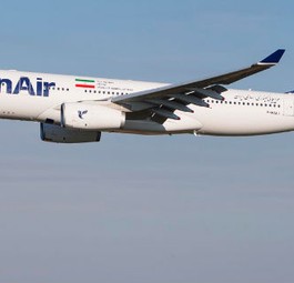 Airbus A330 von Iran Air: Auf nach Schweden und Frankreich.