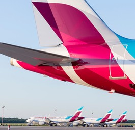 Flugzeuge von Eurowings: Keine Entlastung mehr durch Laudamotion.