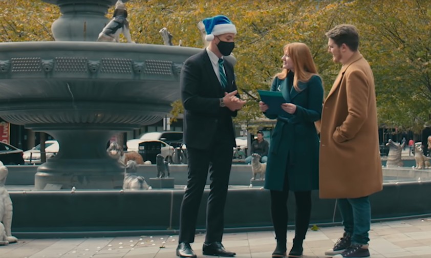 Westjet spielt den Weihnachtsmann