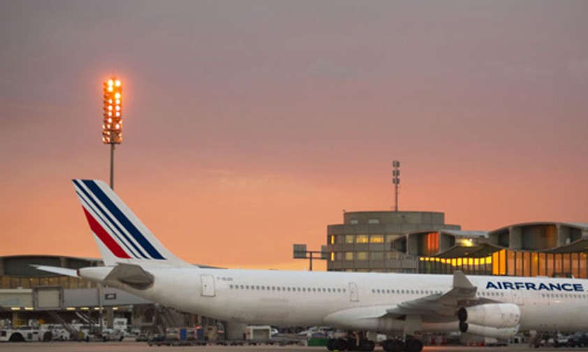 Air France A340: In China gewartet