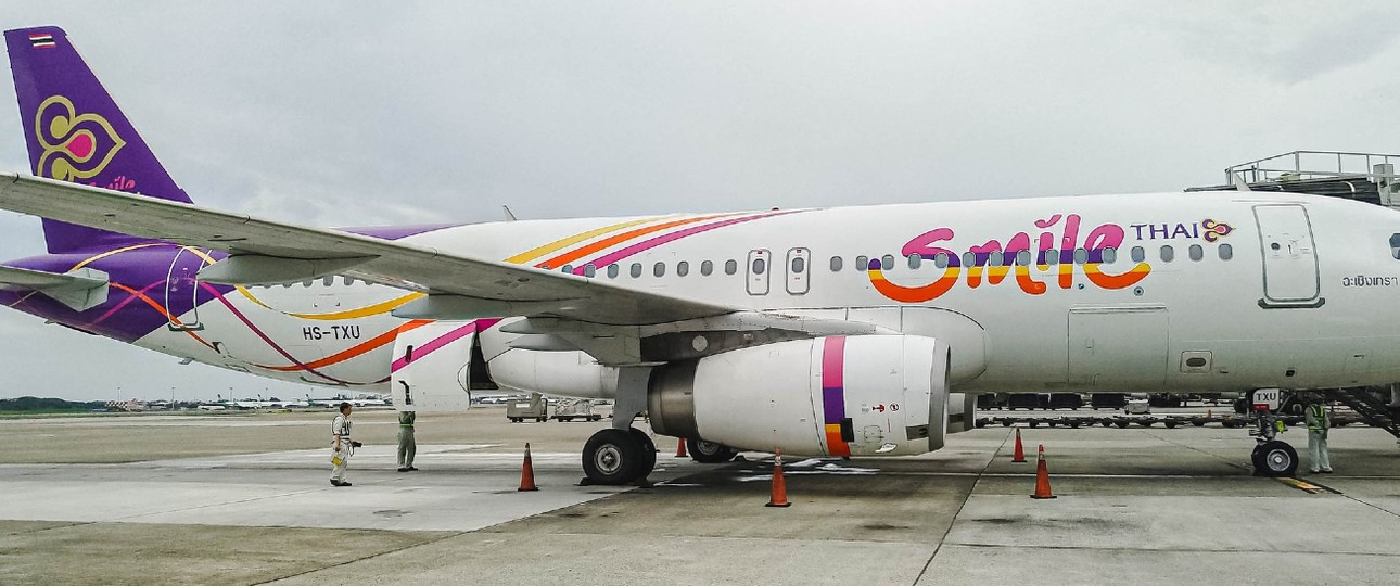 Airbus A320 von Thai Smile: Könnte bald umlackiert werden.