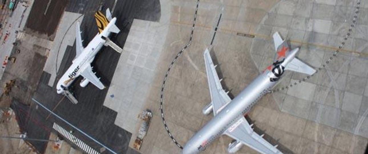 Flugzeuge am Avalon Airport: Bald auch Verkehr aus China.
