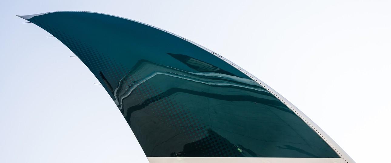 Die Winglets des Airbus A350-1000 tragen zu mehr Effizienz bei.