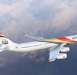 Airbus A340 von Air Belgium: Fliegt zurzeit im Wet-Lease.