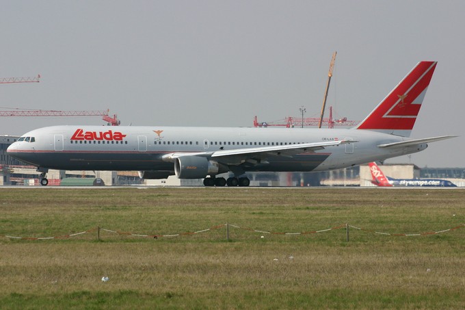 Boeing 767 von Lauda Air.