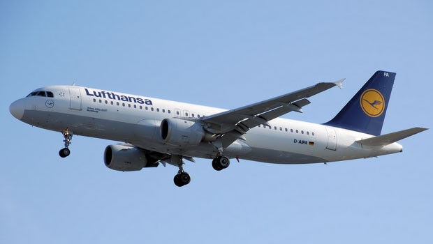 A320 von Lufthansa: Eine solche Maschine musste in Perm notlanden.