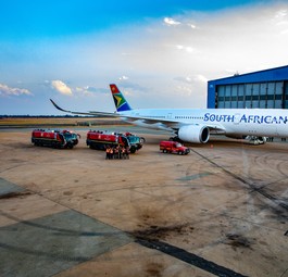 Airbus A350 von South African Airways: Effizienter werden und Sparen ist angesagt.