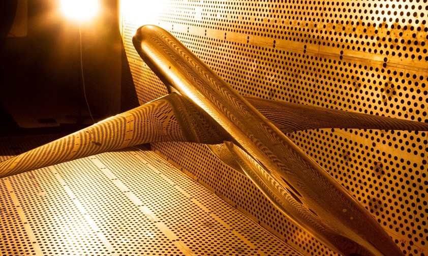 Modell einer CR929 im Windtunnel: Zwischen 2025 und 2027 auf dem Markt.