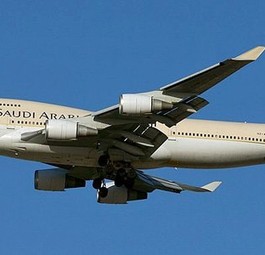 Platz 7: Saudia – 7 Boeing 747.