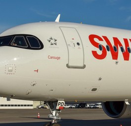 Airbus A321 Neo von Swiss: Auf Sondermission.
