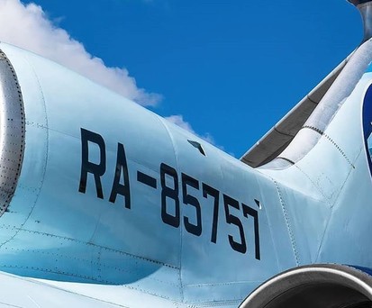 Tupolev Tu-154 von Alrosa: Jetzt in Rente.