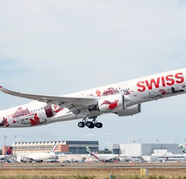 Airbus A350-900 von Swiss: Die Wanderlust-Lackierung bleibt länger.