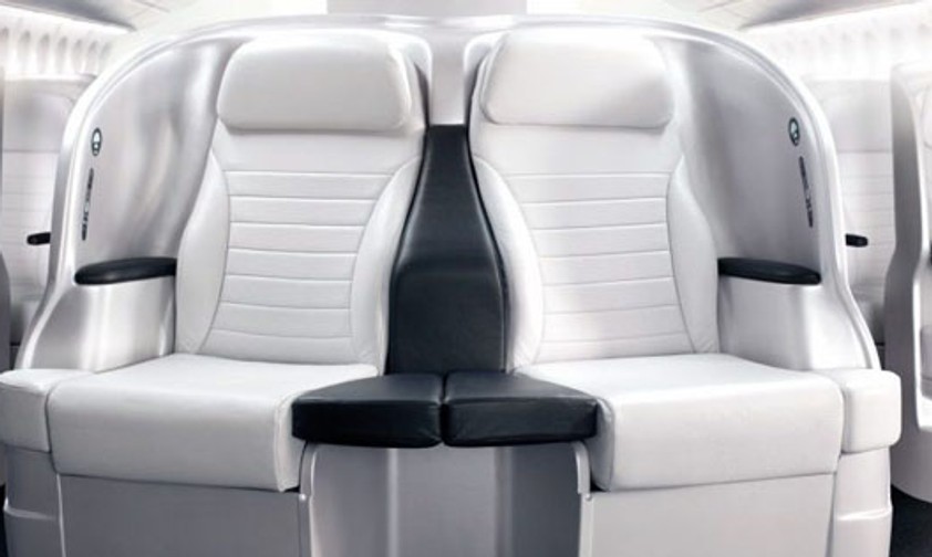 Der Spaceseat wurde 2010 in der Premium Economy eingeführt. Er war tatsächlich sehr geräumig - solange man saß.