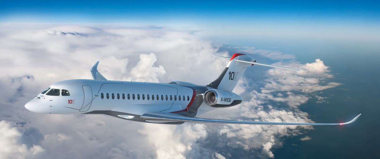 Dassaults Falcon 10X: Angetrieben vom Rolls-Royce Pearl 10X.