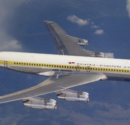 Boeing 707 von Malaysia-Singapore Airlines: MSA bestand nur wenige Jahre.