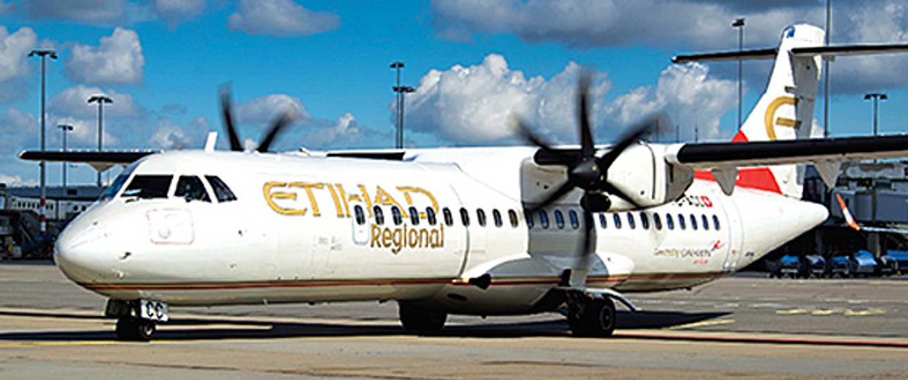 ATR 72 von Etihad Regional: Die Airline baut ihr Streckennetz kräftig aus.
