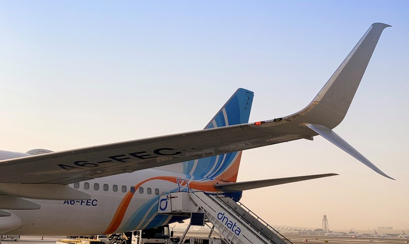 Split Scimitar Winglet an einer Boeing 737: Flydubai rüstet nach.