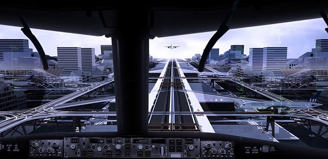 Auch der Blick vom Cockpit ist beeindruckend.