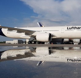 Langstreckenjet von Lufthansa: Blick nach Japan und China.