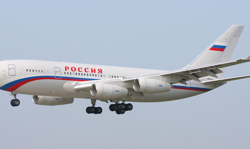 Ilyushin Il-96 mit dem Kennzeichen RA-96018: Flog nach Washington.