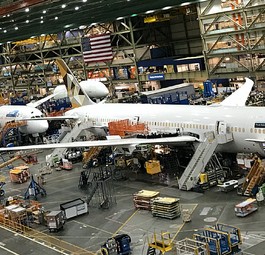 Montage von Dreamlinern in Everett: Bald ein Bild aus der Vergangenheit?