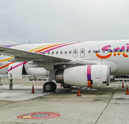Airbus A320 von Thai Smile: Könnte bald umlackiert werden.