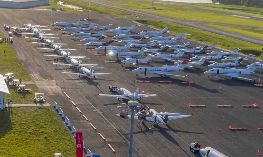 Special Olympics Airlift 2025: Zahlreiche Jets nehmen an der Aktion teil.