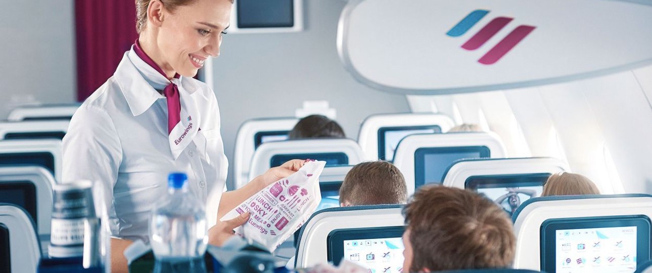 Bordverpflegung bei Eurowings: Im Smart-Tarif bald nicht mehr inklusive.