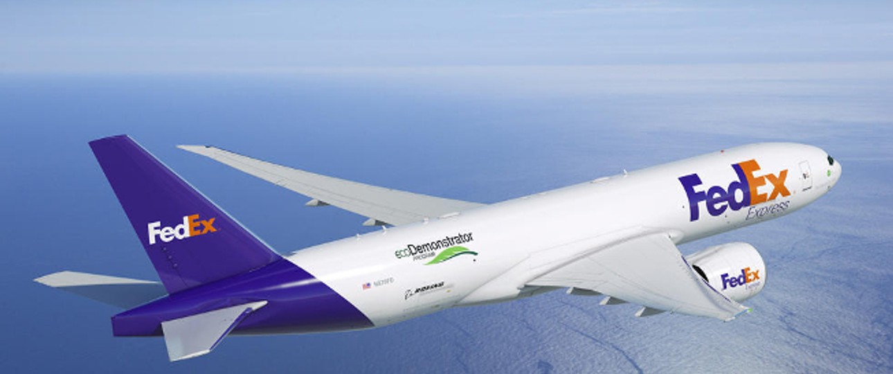 Fedex-Ecodemonstrator: Neue Technologien für die Frachtfliegerei.