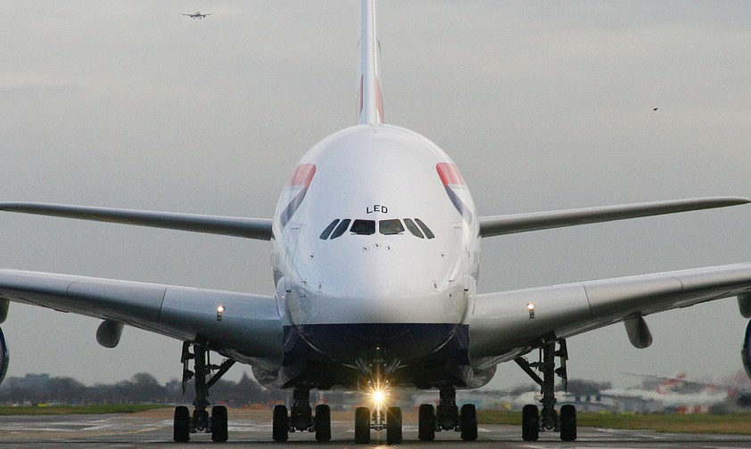 British-Airways-A380 mit dem Kennzeichen G-XLED (hier in London zu sehen): Befindet sich mittlerweile in Doha.