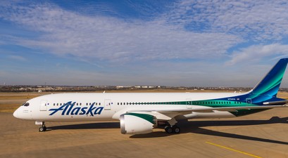 Boeing 787 in Farben von Alaska Airlines: Bald nach Europa unterwegs.