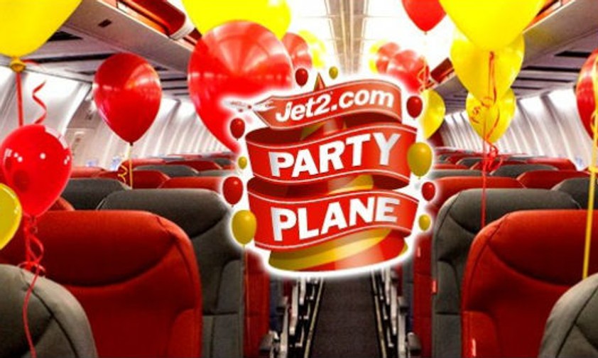 Werbung von Jet2: Manche Passagiere nehmen sie etwas zu ernst.