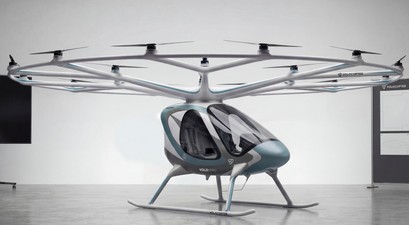 So soll der neue VoloXPro aussehen: Im Herbst will das Unternehmen den neuen Evtol den ersten Kunden zeigen.  