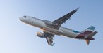 Airbus A320 von Eurowings: heikle Situation in Düsseldorf.
