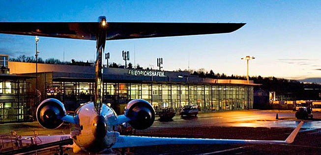 Flughafen Friedrichshafen: Er glaubt, dass es bald wieder besser wird.