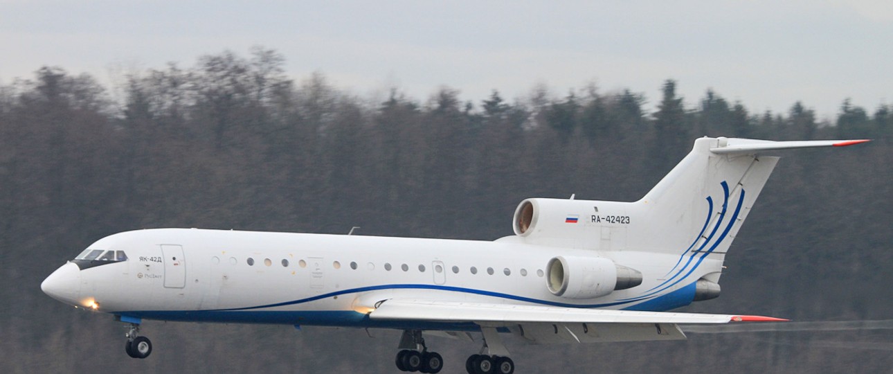 Yakovlev Yak-42: Wurde bis 2003 gebaut.