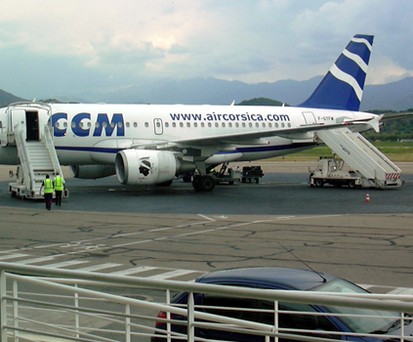 Flugzeug von Air Corsica in Ajaccio: Neuer Auftrag?